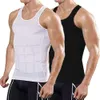 Body Shapers Masculino Masculino Modelador Corporal Colete Camisa Abs Abdômen Slim Ginásio Treino Espartilho Controle de Barriga Regata de Compressão Sem Manga Shapewear 230607