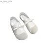 Flats Buty dla kobiet modne pompki damskie miękkie skórzane buty dla kobiet w ciąży nowe buty babci jesień poślizgnięta pompki L230518