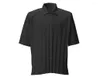 Chemises décontractées pour hommes Miyake chemise plissée 2023 printemps Style coréen tendance lâche plancton simple boutonnage à manches courtes hauts Blouse vêtements