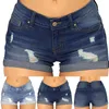 Kobiet's Shorts Women's Risted Dżinsing Dżins Elastery Jean wędruje o romper dla kobiet