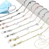 Chaînes 2023 mode creux étoile lune lunettes chaîne masque longe doux lunettes de soleil collier bijoux pour femmes