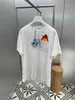 Damen T-Shirt Designer bestickt Casifahal's Flame Moving Castle Kurzarm T-Shirt Herren Trend Sommer reine Baumwolle Q5SE