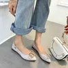 2022 Sping New Arrival EUR 35-41 Classic Womens Shoes All-Match PU Office Lady Flat Casual Shoes Female Roll-up Ballet Flats L230518