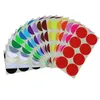 8 pièces/feuille 50mm autocollants ronds en 10 couleurs assorties autocollants colorés points codage cercle point étiquettes diamètre MRYU