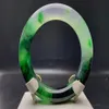 100% Real Myanmar Jade emerald green jade bangles round jade bangle jadeite bracelets bangles jewelry339U