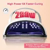 Nageltorkar Sun X11 Max Professional LED UV Nail Dying Lamp 66LEDS Nail Gel Polish Dryer With Motion Sensing Manicure Equipment Tools 230606