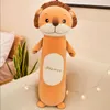 Nouveauté oreiller doux longues poupées de couchage cylindrique créatif paresseux jouet Animal lapin Lion grenouille jouets en peluche enfants cadeaux