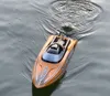 Båtar Electric RC -båtar 31,5 "Stor fjärrkontrollbåt för vuxna 798 4P Pro Brushless Speedboat 80 km H Två 5200 mAh Batterisätt vid S