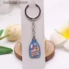 Keychains Cartoon Anime Metal Avocado Tree Lazy Drift Bottle Keychain Book T230607