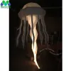 Meduse Gonfiabili Sospese Da 3 Metri Con Striscia LED E Palloncino Decorativo Per Locale Notturno Per Feste Di Nozze Con Ventilatore Incorporato