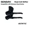 Cykel Derailleurs Sensah Ignite Road Bike Shifter 2x8 2x9 Speed ​​Brake Spake Bicycle R7000 Tiagra Sora Sensah Empire Pro Sensah Groupset 230606