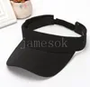 Anpassad logotyp Cap Top Level Justerbar golfhatt utomhus sport Sun Visor Hats Män kvinnor Sun Visirs DF087