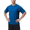 T-shirts pour hommes Hommes d'été Hommes T-shit UPF 50 Rash Guard Maillot de bain à manches courtes UV Protection solaire Plage Pêche Chemises d'entraînement T-shirt de refroidissement en plein air 230607