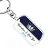 50PCS Personalized Custom Epoxy Crown Keychains Favors Party Supplies