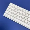 Teclados Teclados Chaves Milk Theme Key Caps Perfil Minimalista Branco para Switch Teclado