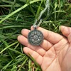 Pendanthalsband Langhong 1st Retro Tibet Spiritual Necklace Mandala Geometry Amulet Religious smycken