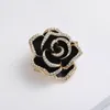 Brosches Fashion Camellia Flower Pins For Women BiJuteria Feminina Jewellery Broche Fleur Hijab Pin