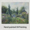 Canvas Art Camille Pissarro Målning Garden Henhouse på Octave MirBeaus Les Damps Handmade konstverk Levande dekor för vinkällare