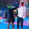 Halloween Horror masks LED Glowing mask V Purge Masks Election Costume DJ Party Light Up Masks Glow In Dark 10 Colors JN07