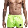 Herrbadkläder Summer Men's Swim Sports Swimewear Man Swimsuit Swimming Trunks Sexiga Beach Shorts Surf Board Dog Paw Print Clothing Pants 230606