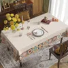 Tovaglia Stile Marocco El Decor Tovaglia Copertura in morbida pelle Tela cerata Stuoia impermeabile Banchetto per feste Cedimenti