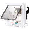 ケージスマートペットドア4ウェイセキュリティロックABSプラスチック犬猫フラップドア制御可能なスイッチ方向ドアスモールペット用品