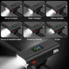 Światła rowerowe 3T6 LED Rower Light Front 4800 mAh USB ładowna MTB Bike Lampa 2500 Lumen Bike Rowlight Rowawstwo Rowerowe Akcesoria rowerowe 230606