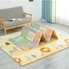 Play Mats Kid XPE Folding Baby Play Mat Crawling Toys for Children's Carpet Climbing Gyme Game Road Pad Living Room Home Rug Playmat 230606