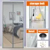 Curtain Summer Mosquito Net Anti Insect Bug Curtains Magnetic Mesh Automatic Closing Door Screen Bedroom