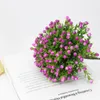 Decorative Flowers 10 Bundles Artificial Gypsophila Plastic Fake Bulk For Bride Flower Wedding Outdoor Decoration 27cm 6 Colors