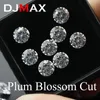 Losse diamanten Pruimenbloesem Geslepen Losse Stenen Real 0.5-5ct D Kleur Sakura Geslepen Edelsteen Pass Diamond Tester Met GRA 230607