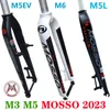 Bisiklet çatalları mosso fork m5l m6 m5 m5e m5ev m3 mtb bisiklet çatal 26 27.5 29er yol bisiklet çatal v fren fren çatalları koni gloss mat 230606