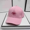 قبعات المصممين Pra Luxurys Baseball Cap Sun Hats Summer Beach Couplecap Solid Color Lettermed Advent Travel Travel Murnder Take Sunshade Caps