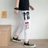 Pantalons pour hommes décontracté japon Style Hip Hop Harem hommes pantalons 2023 mode jeunesse Streetwear faisceau pieds pantalons de survêtement vêtements