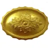 Lamp Holders Polyurethane Ceiling Rose Oval Decorative Rosette PU Paterage Chandelier Plate Wall Medallion
