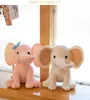 25CM Elephant Stuffed & Plush Toys For Appease Baby Doll Toy Comfort Soft Sleep Animal Toy Pillow Children's Birthday Gift Doll 17 Colors