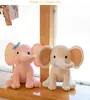 25CM Elefant Gefüllte Plüsch Spielzeug Für Beschwichtigen Baby Puppe Spielzeug Komfort Weiche Schlaf Tier Spielzeug Kissen Kinder Geburtstag geschenk Puppe 17 Farben