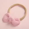 Akcesoria do włosów Baby Headband Girls Bows Fairband Elastyczne opaski dla dzieci cienkie niemowlę Bandeau R230608