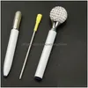Ballpoint Rens Crystal Element Roller Big Diamond Ball Pen Gem Офис поставки 10 цветов. Школа доставки Dhwyi Dhwyi
