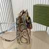 Summer new designer classic bamboo bag crossbody bag in the classic bamboo elements with a fluorescent buckle strap Tot bag fashion bag