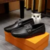 Classic designer casual shoes slip on Luxurys metal button leather brand Oxford casual shoes Monte Carlo Moccasin men's retro dress sneakers.