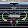 Uppgradera Gravity Car Phone Holder Outlet Stand Smartphone GPS Eagle Beak Clip Mount för iPhone 14 13 Pro Samsung Huawei Xiaomi Redmi