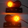 New Universal 12V Motorcycle LED Taillight Motorbike Rear Stop Brake Lamp License Plate Holder Turn Signa Light LsIndicators Custom