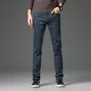 Mens Jeans Spring Autumn Clothing Youth Slim Straight Simple Fashion Fit Cotton Stretch Nostalgic Denim 230607