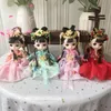 Bambole 112 BJD Principessa Hanfu cinese con bei vestiti 17cm Costume antico 13 Giunti per ragazze Regali di compleanno per bambini 230608