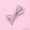 Haar Accessoires Baby Clips Bows Haarspelden Voor Meisjes Bloemen Afdrukken Haarspeldjes Kinderen Katoen Baby Prinses Haarspelden R230608