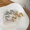 Dangle Kroonluchter Goud Zilver Kleur Metaal Golfvorm Haarklauw Elegante Haai Haarclip Krab Holle Haarspeld Hoofddeksels Dames Meisje Haaraccessoires Z0608