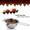 Stainless Steel Chocolate Melting Pot Double Boiler Milk Bowl Butter Candy Warmer Pastry Baking Tools