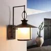 Wall Lamp Outdoor Waterproof Garden Light European Retro Balcony Exterior Terrace Aisle Decor