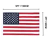 1pc bandiera americana bandiera degli Stati Uniti premium per esterni per impieghi gravosi, bandiera USA con stelle ricamate di lusso e occhielli in ottone senza pennone